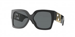 Versace VE4402 GB1/87 59 عینک آفتابی ورساچه 4402 مستطیلی 59 میلی متری عدسی دودی و فریم نایلونی مشکی| عینک نور