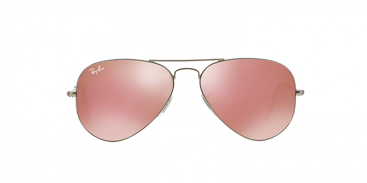 Ray-Ban 3025S 0019Z2 58 عینک آفتابی خلبانی ریبن عدسی مسی