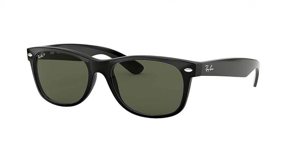 Ray-Ban RB2132 90158 52 عینک آفتابی ریبن نیوویفرر مشکی مات پلاریزه