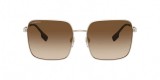 Burberry BE3119 110913 58 عینک آفتابی بربری 3119 مربعی 58 میلی متری عدسی قهوه ای و فریم جودی طلایی| عینک 