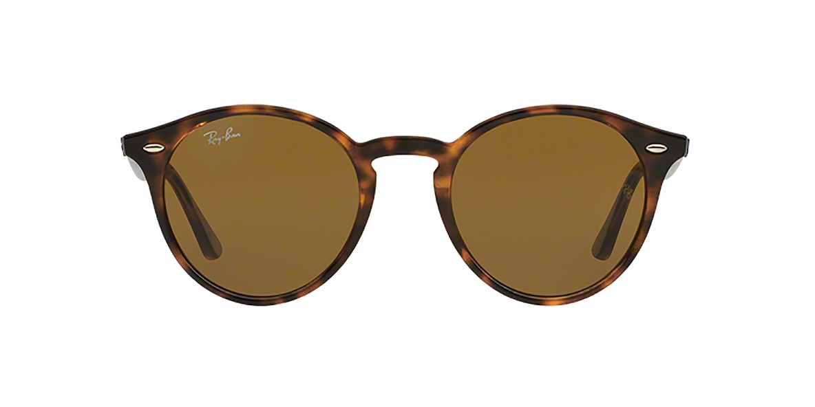 Ray-Ban RB2180 710/73 51 عینک آفتابی گرد ریبن قهوه ای هاوانا 