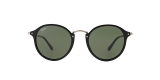 Ray-Ban 2447S 000901 49 عینک آفتابی گرد ریبن با عدسی سبز 