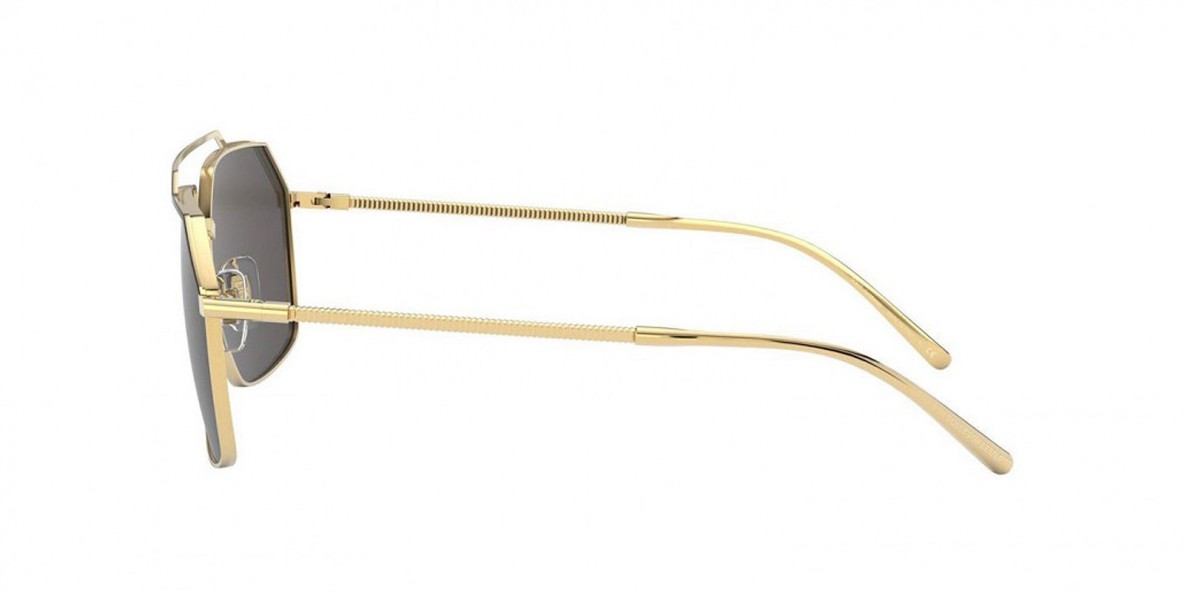 Dolce & Gabbana DG2250 126887 59 عینک آفتابی دولچه و گابانا 2250 مربعی 59 میلی متری عدسی دودی و فریم فلزی طلایی مشکی| عینک نور