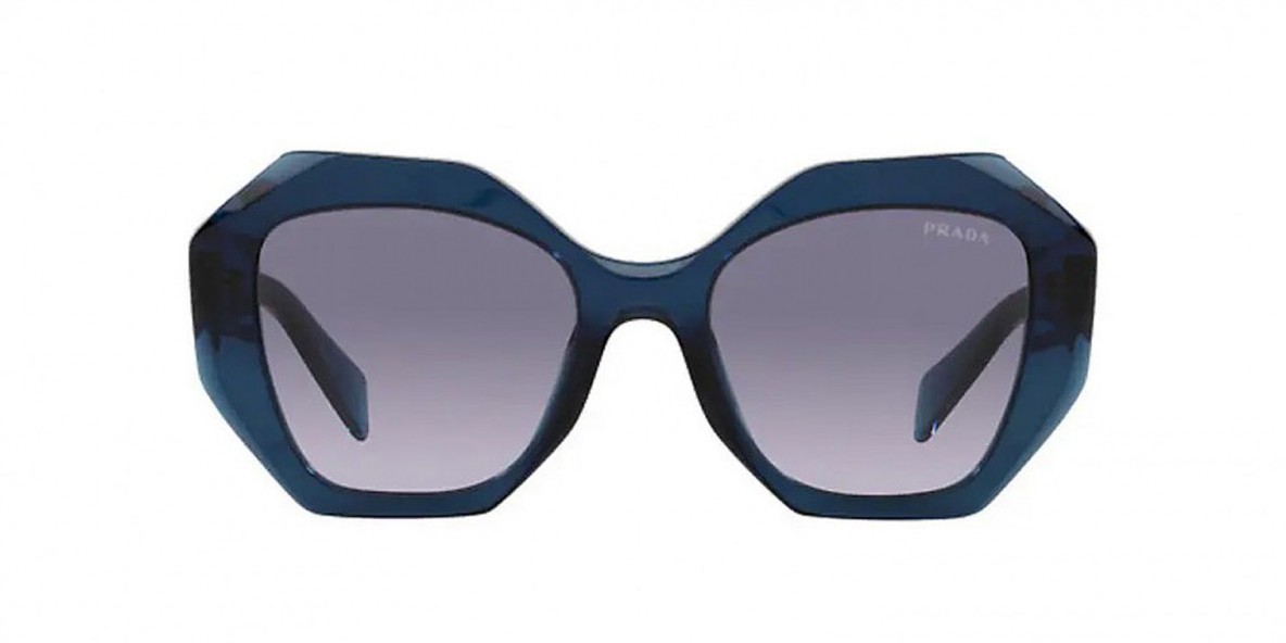 Prada PR16WS 08Q08I 53 عینک آفتابی پرادا 16 پروانه ای 53 میلی متری عدسی بنفش آبی و فریم نایلونی آبی| عینک نور