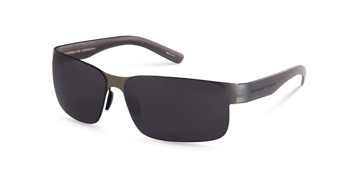 PorscheDesign Sunglass 8573 D 63عینک آفتابی مردانه پورشه مستطیلی