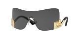 Versace VE2240 100287 40 عینک آفتابی ورساچه 2240 پیوسته 40 میلی متری عدسی دودی و فریم فلزی طلایی| عینک نور