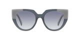 Prada PR14WS 07Q409 52 عینک آفتابی پرادا 14 گربه ای 52 میلی متری عدسی آبی و فریم نایلونی آبی| عینک نور