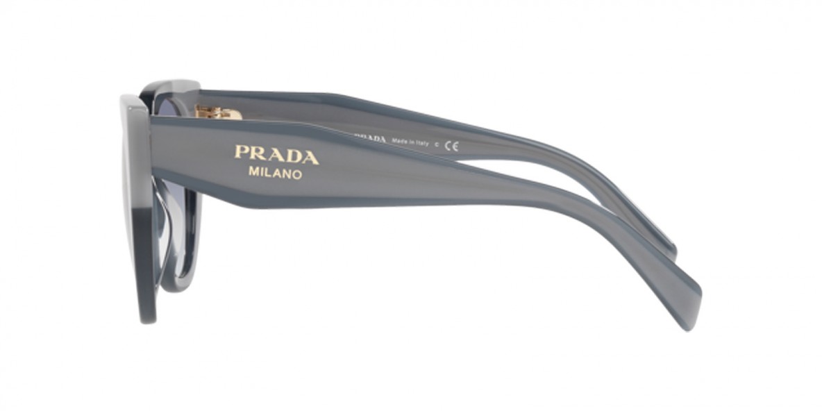 Prada PR14WS 07Q409 52 عینک آفتابی پرادا 14 گربه ای 52 میلی متری عدسی آبی و فریم نایلونی آبی| عینک نور