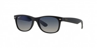 Ray Ban RB2132 601S78 55 عینک آفتابی ریبن 2132 مربعی 55 میلی متری عدسی آبی دودی و فریم نایلونی مشکی| عینک نور