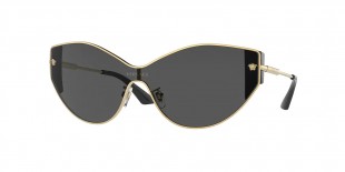 Versace VE2239 100287 47 عینک آفتابی ورساچه 2239 گربه ای 47 میلی متری عدسی دودی و فریم فلزی طلایی| عینک نور
