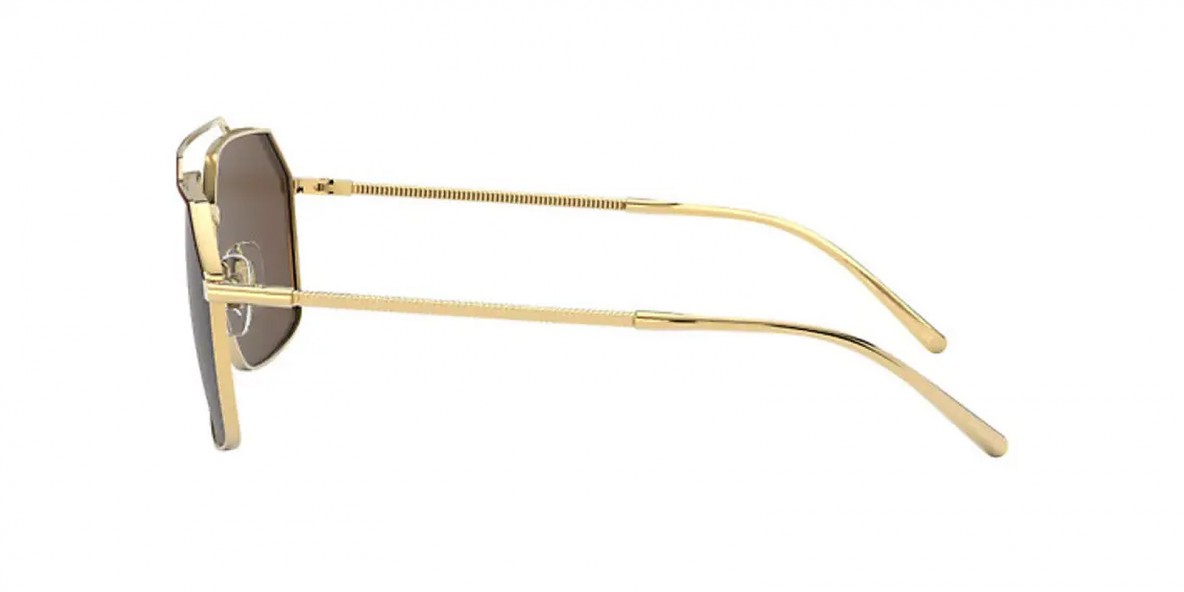 Dolce & Gabbana DG2250 134373 59 عینک آفتابی دولچه و گابانا 2250 مربعی 59 میلی متری عدسی قهوه ای و فریم فلزی طلایی| عینک نور