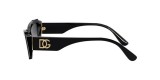 Dolce & Gabbana DG4382 5018G 54 عینک آفتابی دولچه و گابانا 4382 مستطیلی 54 میلی متری عدسی دودی و فریم نایلونی مشکی| عینک نور