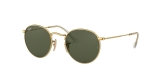 Ray-Ban 3447S 000001 50 عینک آفتابی گرد ریبن با فرم طلایی 