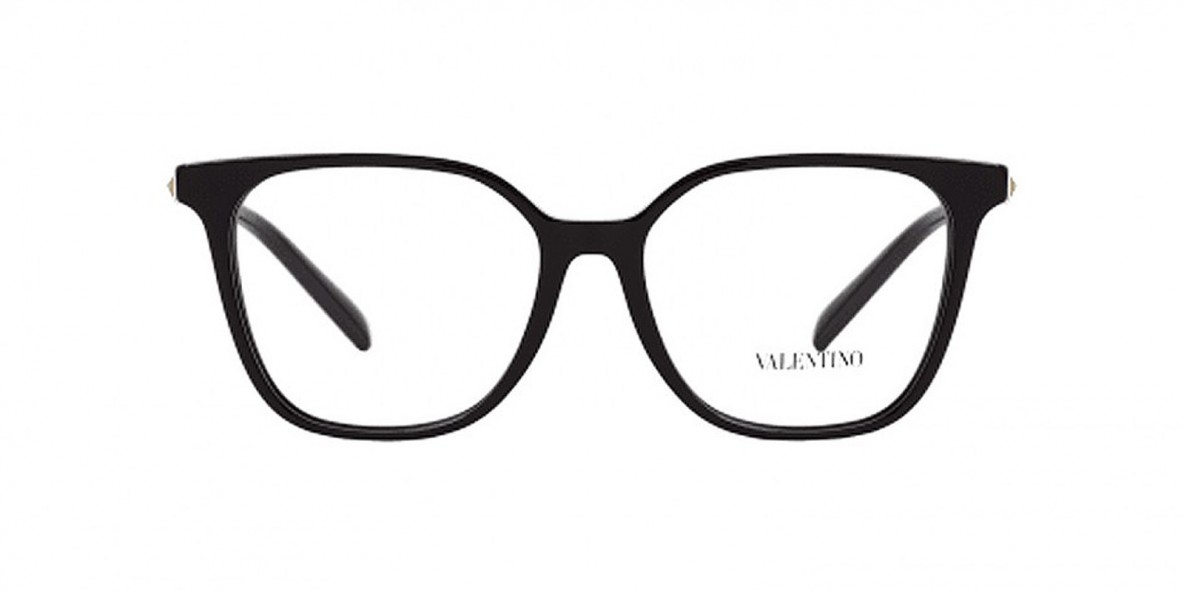 Valentino VA3055 5001 54 عینک طبی ولنتینو 3055 مربعی 54 میلی متری و فریم نایلونی مشکی| عینک نور