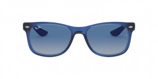 RayBan RB9052S 70624L 48عینک آفتابی ریبن 9052 مربعی 48 میلی متری عدسی دودی آبی و فریم نیو ویفرر آبی| عینک نور