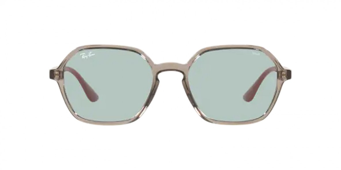 RayBan RB4361 6572Q5 52عینک آفتابی ریبن 4361 چندضلعی 52 میلی متری عدسی فتوکروم سبز و فریم نایلونی نوک مدادی| عینک نور