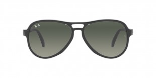 RayBan RB4355 654571 58عینک آفتابی ریبن 4355 خلبانی 58 میلی متری عدسی دودی و فریم نایلونی مشکی| عینک نور