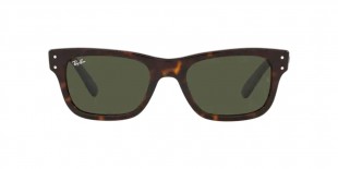 RayBan RB2283 902/31 55عینک آفتابی ریبن 2283 مستطیلی 55 میلی متری عدسی سبز و فریم مستر بر بانک هاوانا| عینک نور