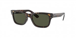 RayBan RB2283 902/31 55عینک آفتابی ریبن 2283 مستطیلی 55 میلی متری عدسی سبز و فریم مستر بر بانک هاوانا| عینک نور