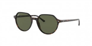 RayBan RB2195 902/31 53عینک آفتابی ریبن 2195 چندضلعی 53 میلی متری عدسی سبز و فریم تالیا هاوانا| عینک نور