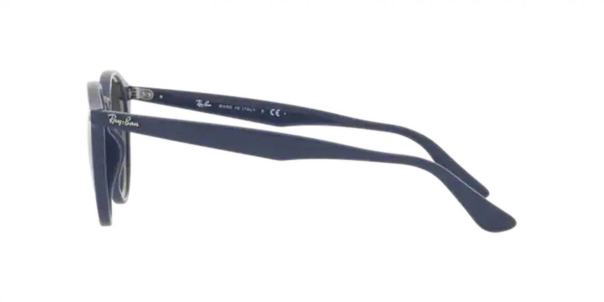 RayBan RB2180 657687 51عینک آفتابی ریبن 2180 گرد 51 میلی متری عدسی دودی و فریم نایلونی آبی| عینک نور