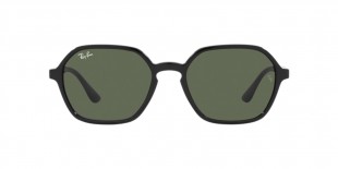 RayBan Sunglass RB4361 601/71 52عینک آفتابی ریبن 4361 چندضلعی 52 میلی متری عدسی سبز و فریم نایلونی مشکی| عینک نور