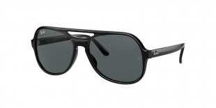 RayBan RB4357 601/B1 58عینک آفتابی ریبن 4357 خلبانی 58 میلی متری عدسی دودی و فریم پاورهرن مشکی| عینک نور