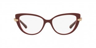 BVLGARI Optic BV4199B 5469 54عینک طبی بولگاری 4199 گربه ای 54 میلی متری و فریم نایلونی زرشکی| عینک نور