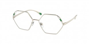 Bvlgari Optic BV2238 278 55عینک طبی بولگاری 2238 چندضلعی 55 میلی متری و فریم فلزی طلایی| عینک نور