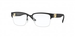 Versace Optic VE1272 1261 54عینک طبی ورساچه 1272 گرد 54 میلی متری و فریم فلزی مشکی| عینک نور