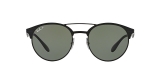 Ray-Ban Sunglass 3545S 01869A 51 عینک آفتابی ریبن گرد فلزی مدل 3545 عدسی سبز پلاریزه مناسب خانم ها و آقایان 