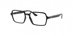 RayBan Optic RB7198 2000 53عینک طبی ریبن 7198 مستطیلی 53 میلی متری و فریم نایلونی مشکی| عینک نور