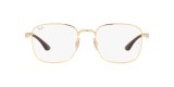 RayBan Optic RB6469 2500 52عینک طبی ریبن 6469 مربعی 52 میلی متری و فریم فلزی طلایی| عینک نور