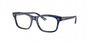 RayBan Optic RB5383 8053 54عینک طبی ریبن 5383 مستطیلی 54 میلی متری و فریم بربانک آبی| عینک نور