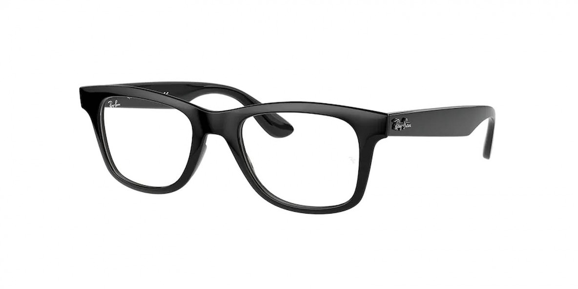 RayBan Optic RB4640V 2000 50عینک طبی ریبن 4640 مربعی 50 میلی متری و فریم نایلونی مشکی| عینک نور