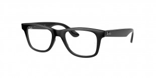 RayBan Optic RB4640V 2000 50عینک طبی ریبن 4640 مربعی 50 میلی متری و فریم نایلونی مشکی| عینک نور