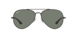 RayBan RB3675 002/58 58عینک آفتابی ریبن 3675خلبانی58 میلی متری عدسی سبز و فریم فلزی مشکی| عینک نور