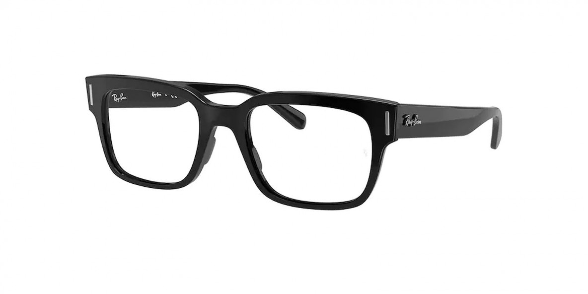 RayBan Optic RB5388 2000 53عینک طبی ریبن 5388 مربعی 53 میلی متری و فریم نایلونی مشکی| عینک نور