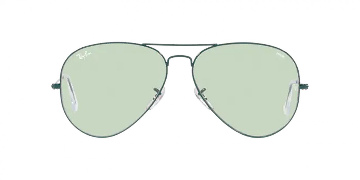 Ray Ban Sunglass RB3025 9225T1 62عینک آفتابی ریبن 3025 خلبانی 62 میلی متری و فریم فلزی سبز| عینک نور