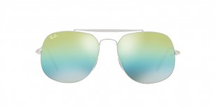 Ray-Ban Sunglass 3561S 0003I2 57عینک آفتابی ریبن مدل 3561 مناسب آقایان با عدسی آیین های سبز آبی