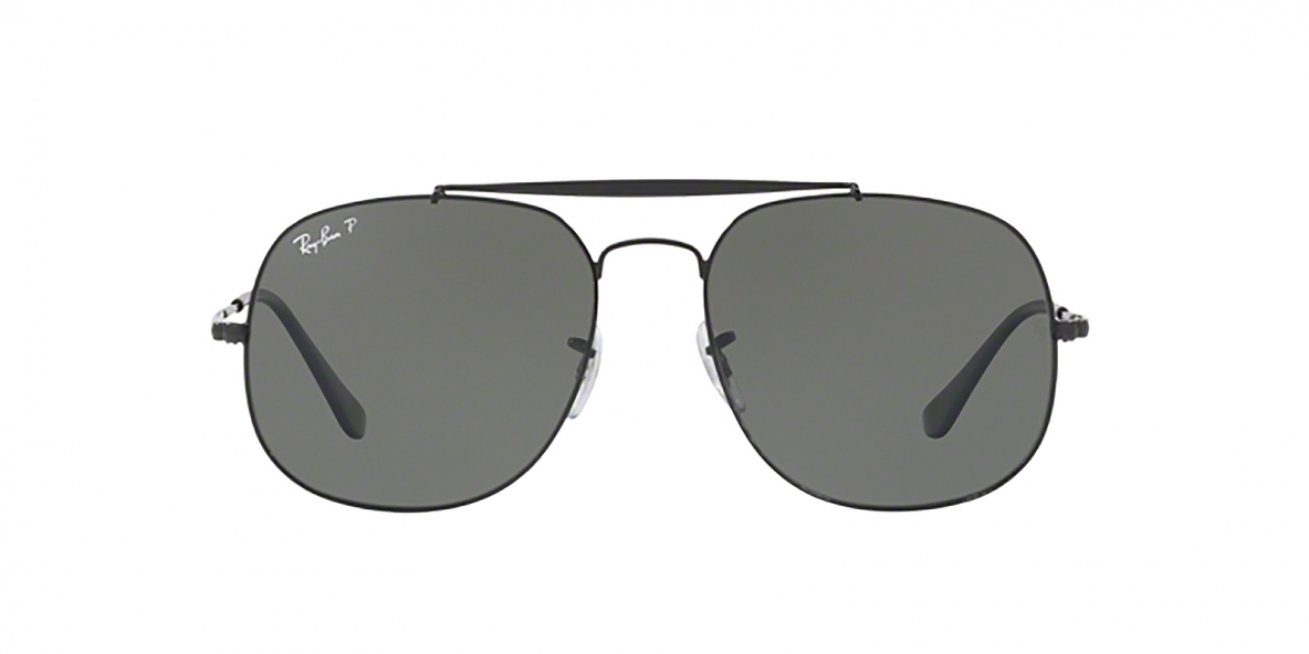 Ray-Ban Sunglass 3561S 000258 57 عینک آفتابی ریبن مدل 3561 مناسب آقایان با عدسی سبز پلاریزه