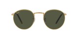 RayBan RB3637 919631 50عینک آفتابی ریبن 3637 گرد 50 میلی متری عدسی سبز و فریم فلزی طلایی| عینک نور