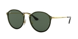 Ray-Ban Sunglass 3574N 000171 59 عینک آفتابی ریبن مدل 3574 گرد مناسب خانم ها و آقایان با عدسی سبز تخت