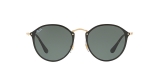 Ray-Ban Sunglass 3574N 000171 59 عینک آفتابی ریبن مدل 3574 گرد مناسب خانم ها و آقایان با عدسی سبز تخت