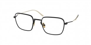 Prada Optic PR51YV 04Q1O1 52عینک طبی پرادا 51 مستطیلی 52 میلی متری و فریم تیتانیوم مشکی| عینک نور