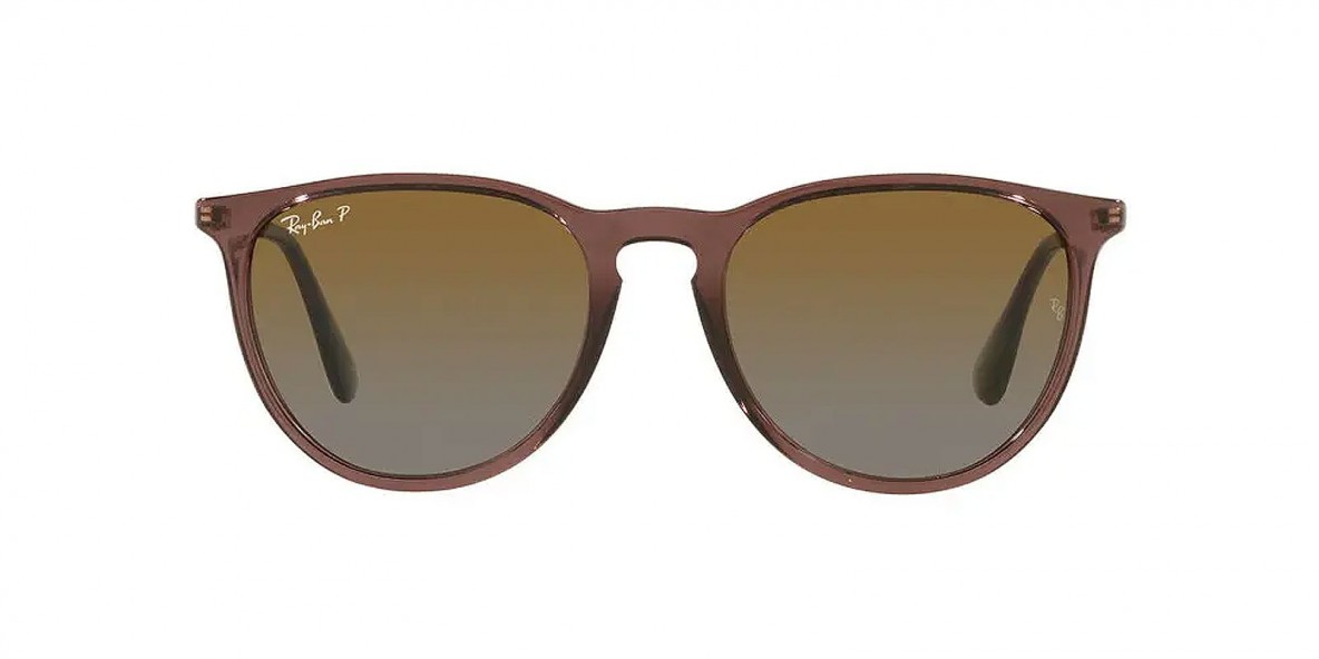 RayBan Sunglass RB4171 6593T5 54عینک آفتابی ریبن 4171 پنتوس 54 میلی متری عدسی قهوه ای و فریم اریکا قهوه ای| عینک نور