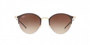 Ray-Ban Sunglass 3578S 900913 عینک آفتابی گرد ریبن مدل 3578 مناسب خانم ها و آقایان با عدسی قهوه ای سایه روشن 