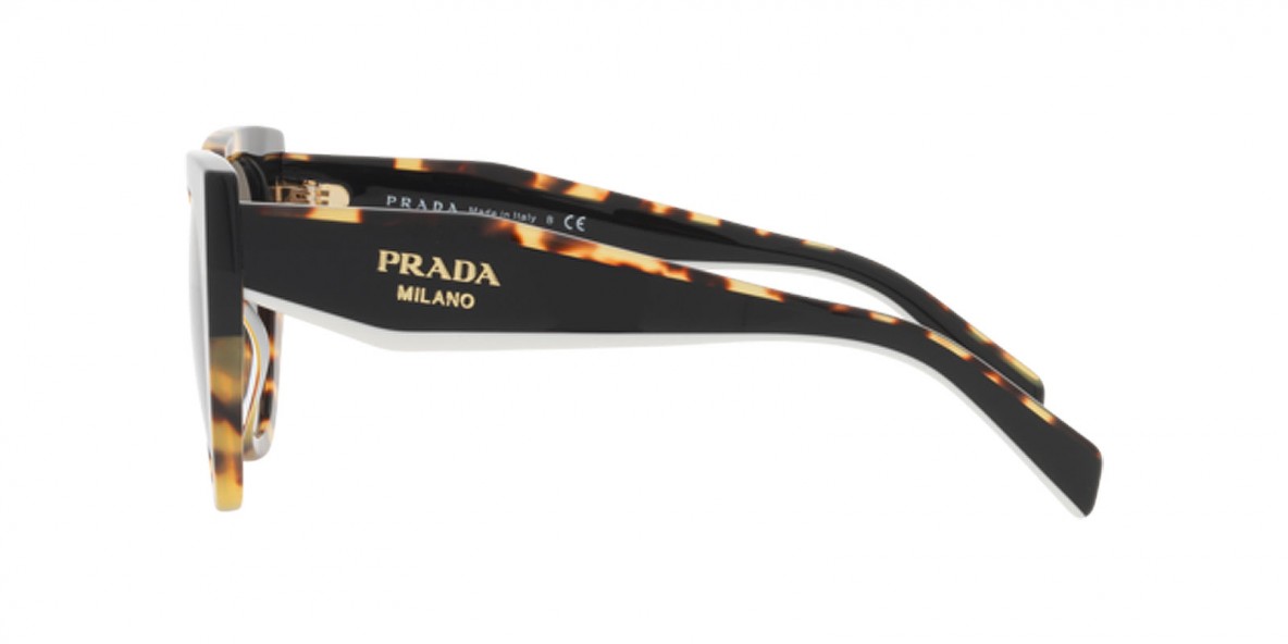 Prada Sunglass PR14WS 01M0A7 52عینک آفتابی پرادا 14 گربه ای 52 میلی متری عدسی دودی و فریم نایلونی هاوانا| عینک نور