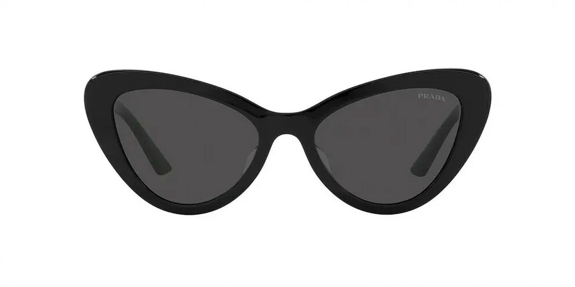 Prada Sunglass PR13YS 1AB5S0 52عینک آفتابی پرادا 13 گربه ای 52 میلی متری عدسی دودی و فریم نایلونی مشکی| عینک نور