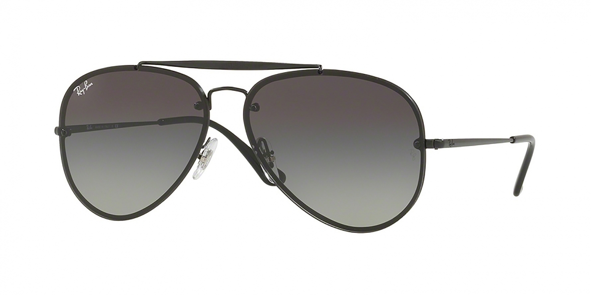 Ray-Ban Sunglass 3584N 015311 58 عینک آفتابی ریبن خلبانی مدل 3584 مناسب خانم ها و آقایان با عدسی دودی سایه روشن تخت